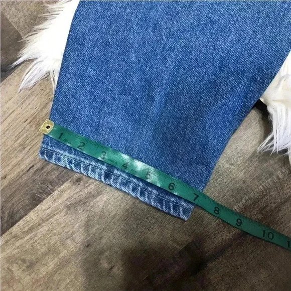 Vintage NWT Deadstock LEE Jeans 90s Super High Wasited Mom Jeans Size 14 - Picture 9 of 10